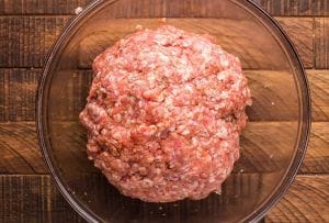 Carne para albóndigas
