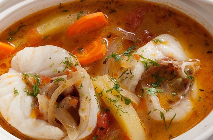Receta de caldillo de congrío chileno