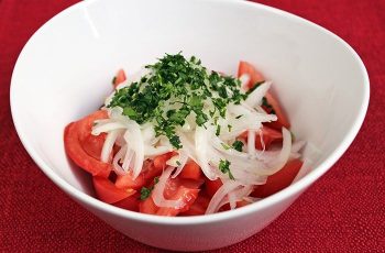 Receta de ensalada chilena Receta de ensalada chilena