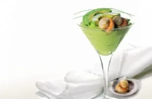 Recetas de aperitivos típicos de Chile 66 Mousse de palta y ostiones