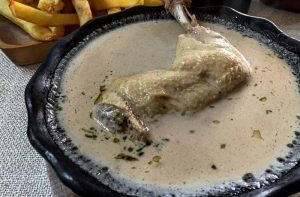 Receta de cazuela nogada