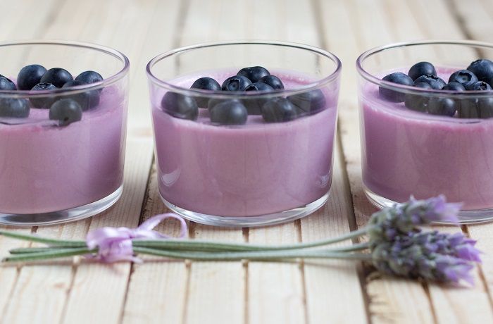 Mousse de arándanos Receta de mousse de arándanos