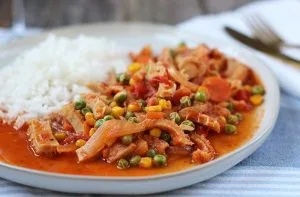 Recetas chilenas: platos típicos y tradicionales de Chile 235 Receta de guatitas a la jardinera