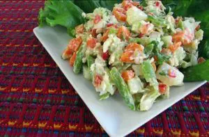 Recetas de ensaladas típicas de Chile 7 Receta de ensalada rusa a la chilena