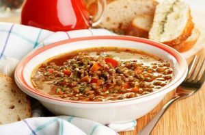 Receta de lentejas con quinoa