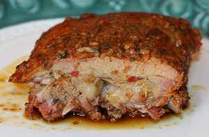 Receta de costillar de cerdo al horno