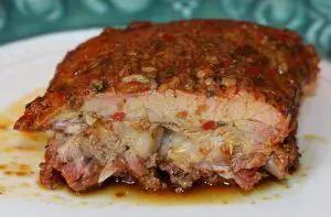 Receta de costillar de cerdo al horno
