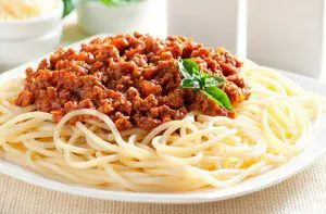 Receta de espaguetis a la boloñesa chilenos