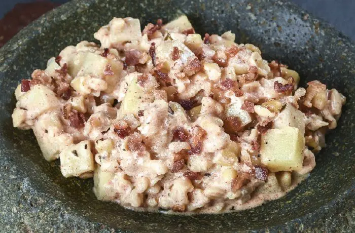 Papas con mote Receta de papas con mote chileno