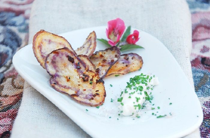 Chips de papas chilotas chilenas Receta de chips de papas chilotas chilenas