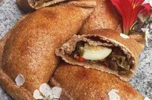 Receta de empanadas vegetarianas de champiñones