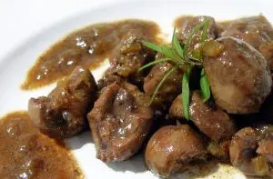 Recetas chilenas: platos típicos y tradicionales de Chile 62 Receta de riñones al jerez chilenos