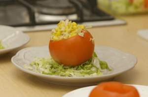 Receta de tomates rellenos chilenos