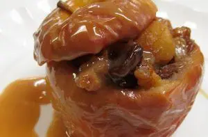 Recetas de postres típicos de Chile 175 Receta de manzanas asadas rellenas chilenas