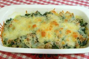 Receta de acelgas gratinadas