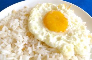 Receta de arroz con huevo