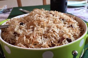 Receta de arroz árabe