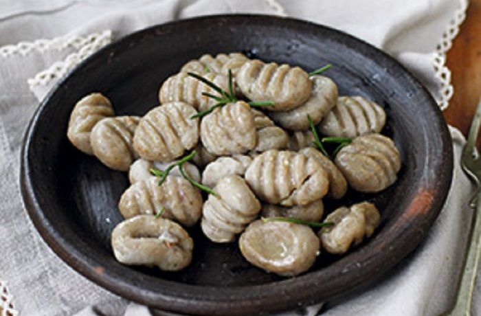 Ñoquis de castaña Receta de ñoquis de castaña
