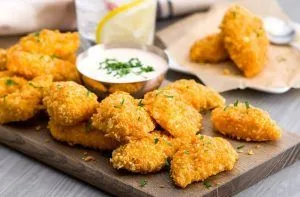 Recetas de aperitivos típicos de Chile 149 Receta de nuggets de pollo