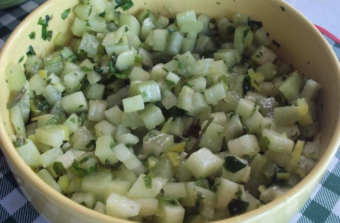 Pebre de nalca chilena Receta de pebre de nalca chilena