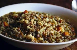 Recetas chilenas: platos típicos y tradicionales de Chile 15 Receta de arroz con lentejas