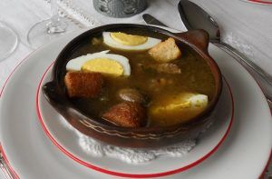 Receta de sopa de jigote chilena