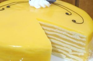 Receta de torta de panqueques de naranja