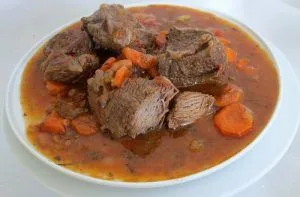 Receta de carne al jugo chilena