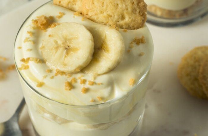 Pudín de plátano Receta de pudín de plátano