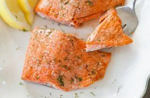 Receta de salmón al horno fácil chileno