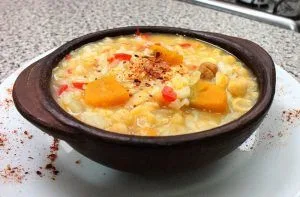 Receta de garbanzos con arroz