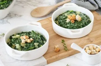 Receta de espinacas a la crema de leche: Preparación deliciosa y versátil