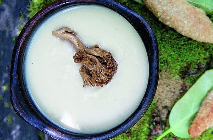 Crema de ajos chilotes y changles Receta de crema de ajos chilotes y changles