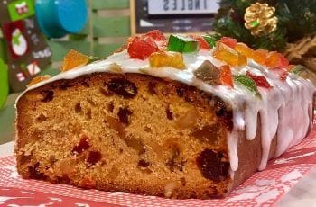 Receta de queque inglés casero tradicional: Fruta confitada, nueces y pasas Receta de queque inglés casero tradicional: Fruta confitada, nueces y pasas
