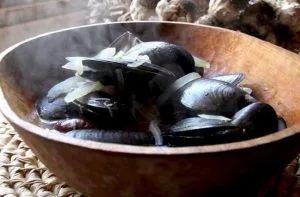 Recetas de sopas y guisos típicos de Chile 56 Receta choritos al vapor
