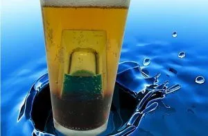 Recetas de bebidas típicas de Chile 5 Receta de submarino de cerveza y menta