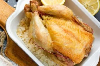 Receta de pollo a la sal al horno: Cocción jugosa y a punto perfecto de cocción Receta de pollo a la sal al horno: Cocción jugosa y a punto perfecto de cocción