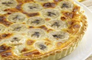 Receta de kuchen de plátano