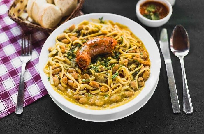 Porotos con rienda