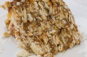 Receta de torta de galletas de soda y mermeladas