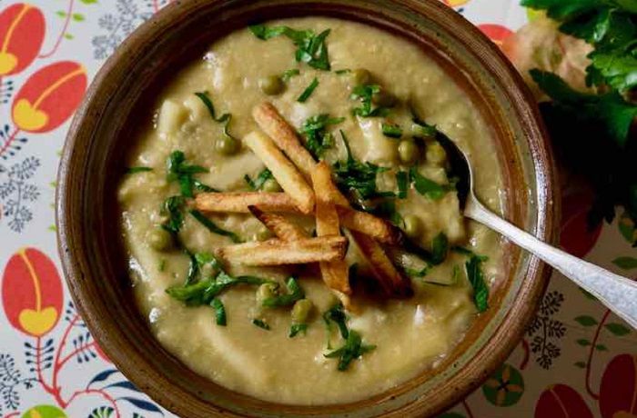 Receta de sopa de maní