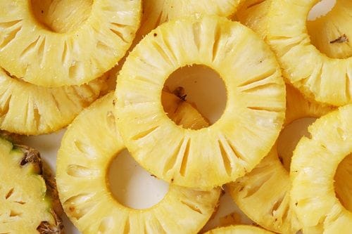 Piña en rodajas