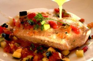 Receta de reineta al horno con verduras - Comidas Chilenas