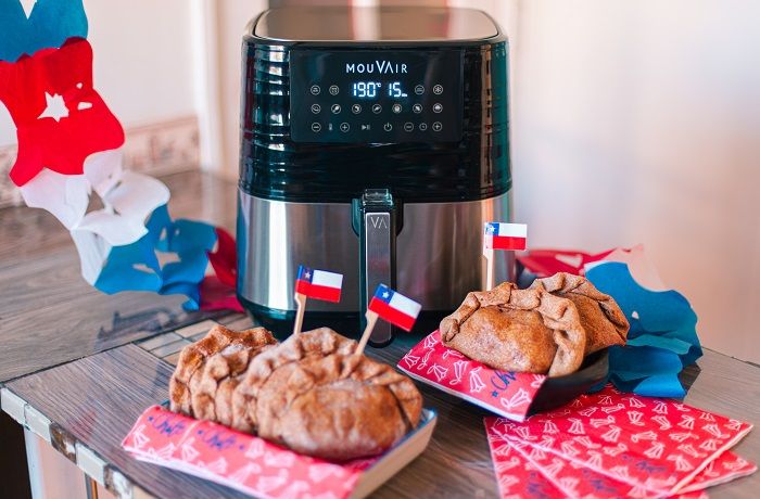 Empanadas de horno en freidora sin aceite
