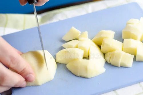 Manzanas picadas
