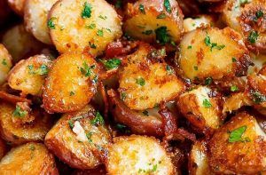 Receta de papas doradas al sartén