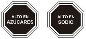 Alto en azúcares y sodio Alto en azúcares y sodio