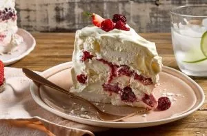 Recetas chilenas: platos típicos y tradicionales de Chile 20 Receta de torta helada de merengue frambuesa