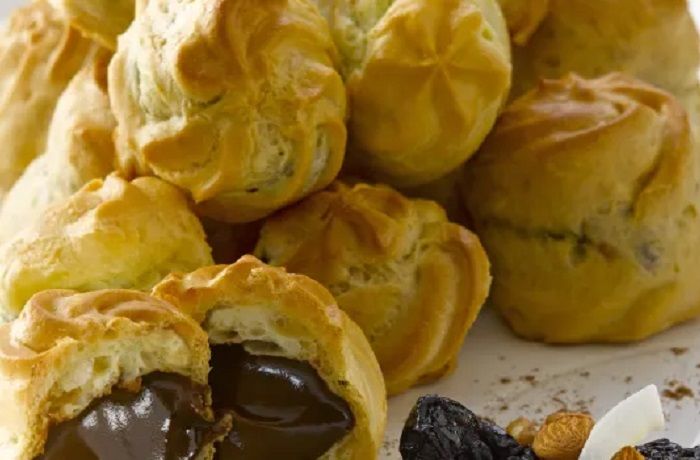 Repollitos rellenos con crema de chocolate