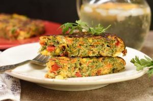 Receta de tortilla de verduras casera - Comidas Chilenas